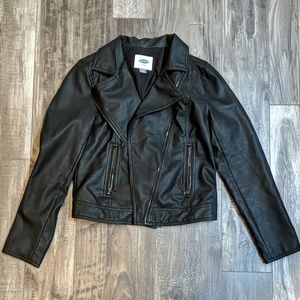 Faux leather jacket